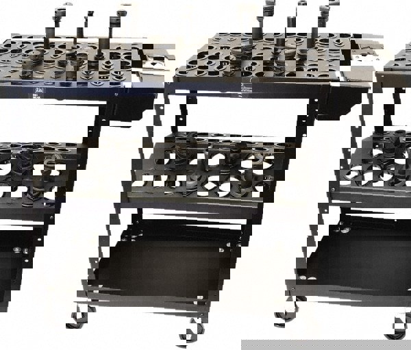 50 Tool Capacity, Cat 40V/BT Taper Econo Kart CNC Tool Cart